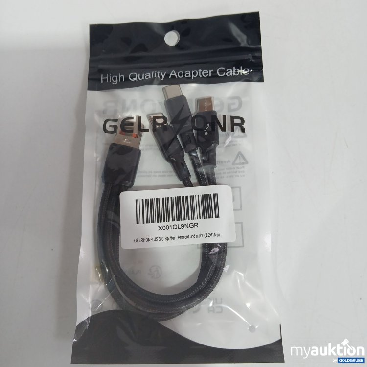 Artikel Nr. 827719 Artikel Nr. 827719: Gelrhonr USB C Splitter Adapter Cable