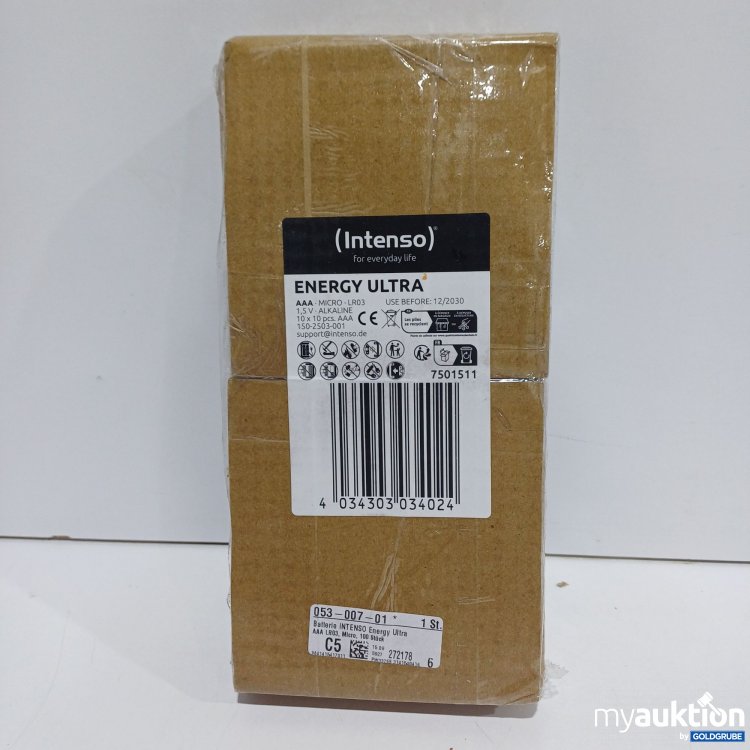 Artikel Nr. 884719: Intenso Energy Ultra AAA, 10x10stk.
