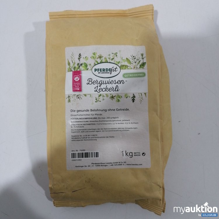 Artikel Nr. 889719: Pferdefit Bergwiesen Leckerli 1kg