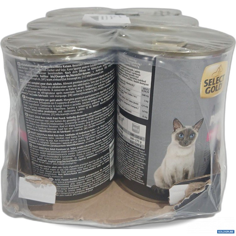 Artikel Nr. 891719: Select Gold Adult Katzenfutter Pferd 6x400g