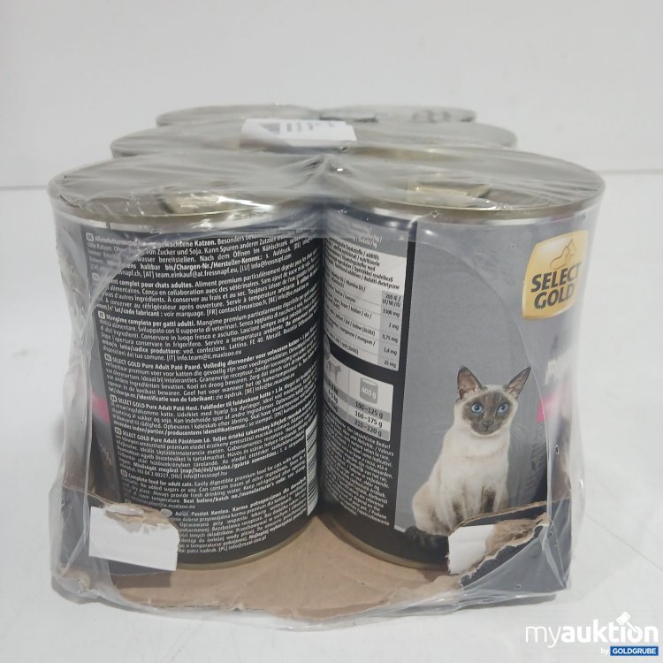 Artikel Nr. 891719: Select Gold Adult Katzenfutter Pferd 6x400g