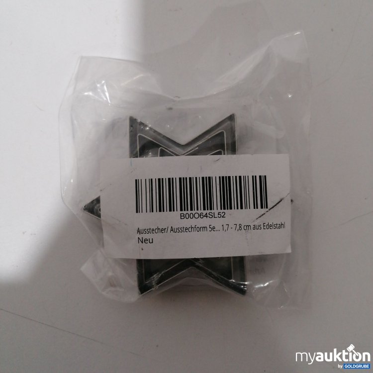 Artikel Nr. 892719: Ausstechformen Stern 5Stk