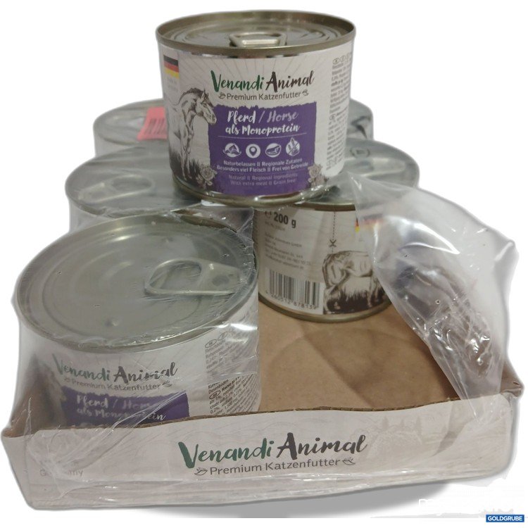 Artikel Nr. 893719: Venandi Animal Katzenfutter Pferd als Monoprotein 6x200g