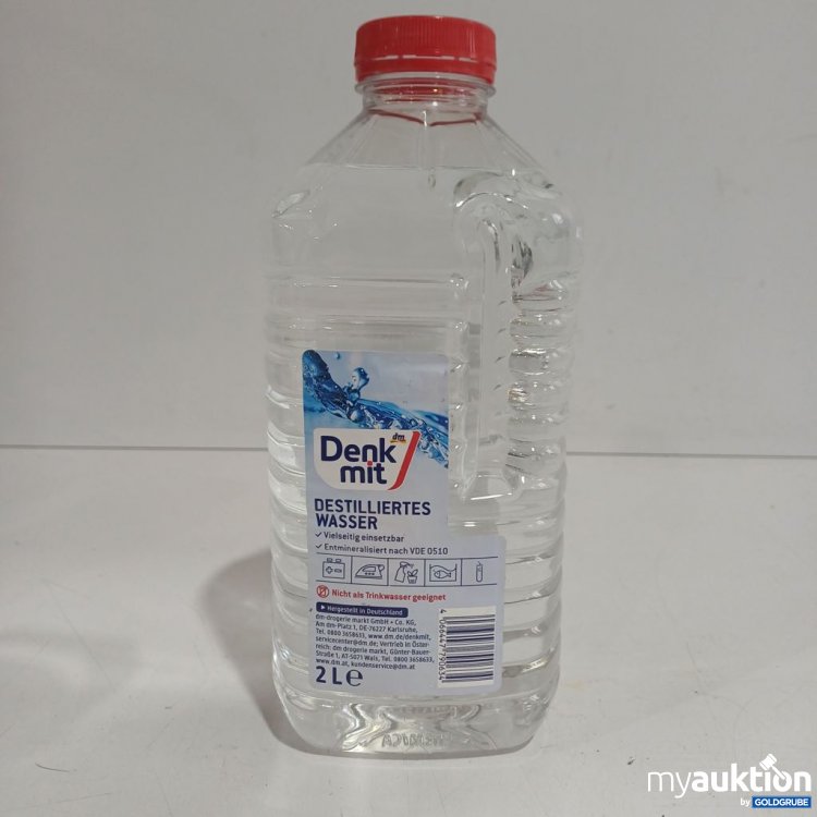 Artikel Nr. 960719: Denk mit! Destilliertes Wasser 2 l