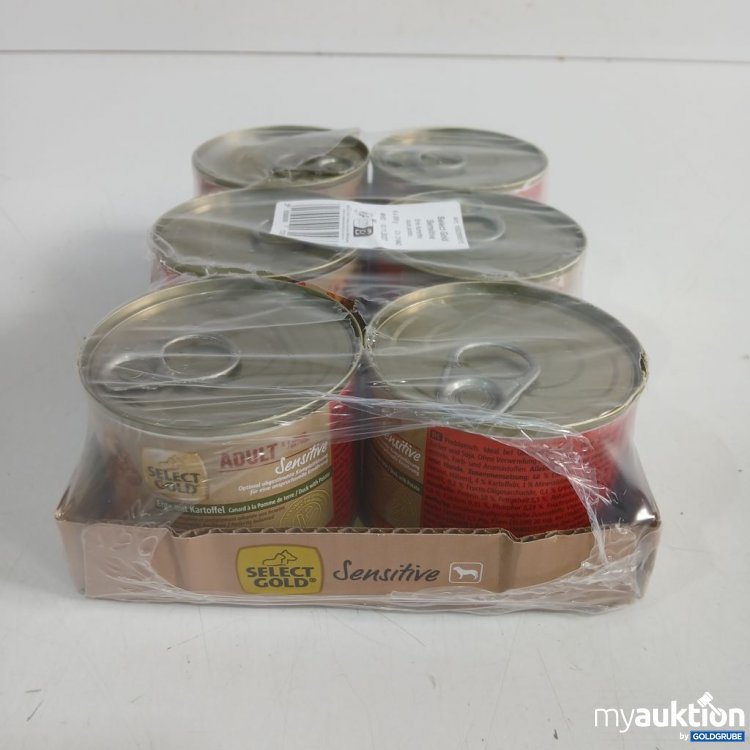 Artikel Nr. 973719: SELECT GOLD Sensitive Adult Ente Kartoffel 6x200g