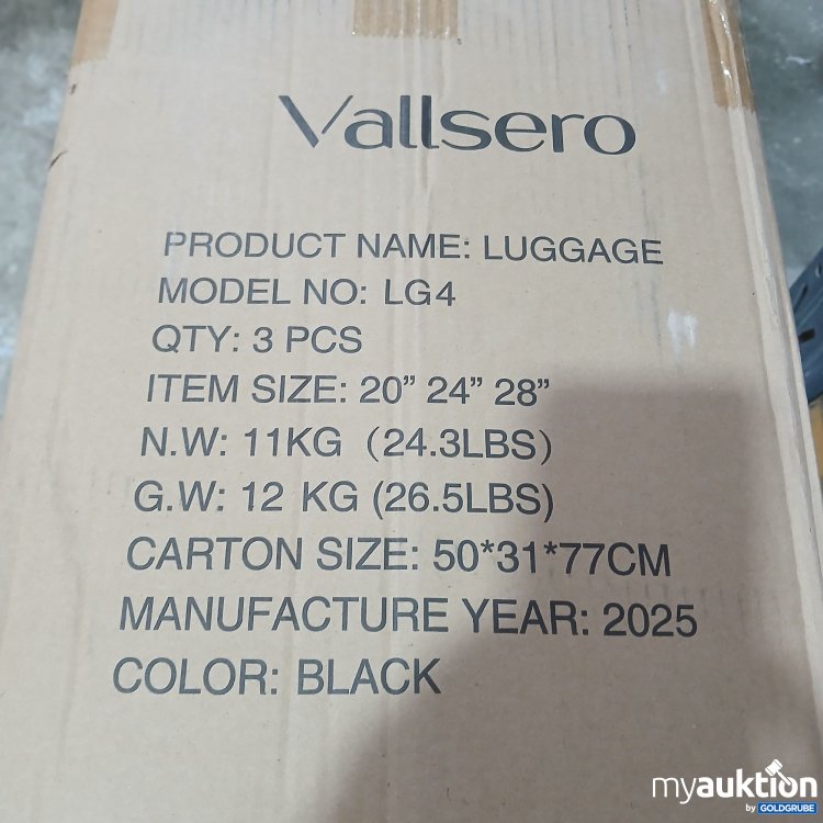 Artikel Nr. 444720 Artikel Nr. 444720: Vallsero Luggage LG4 Kofferset 3stk