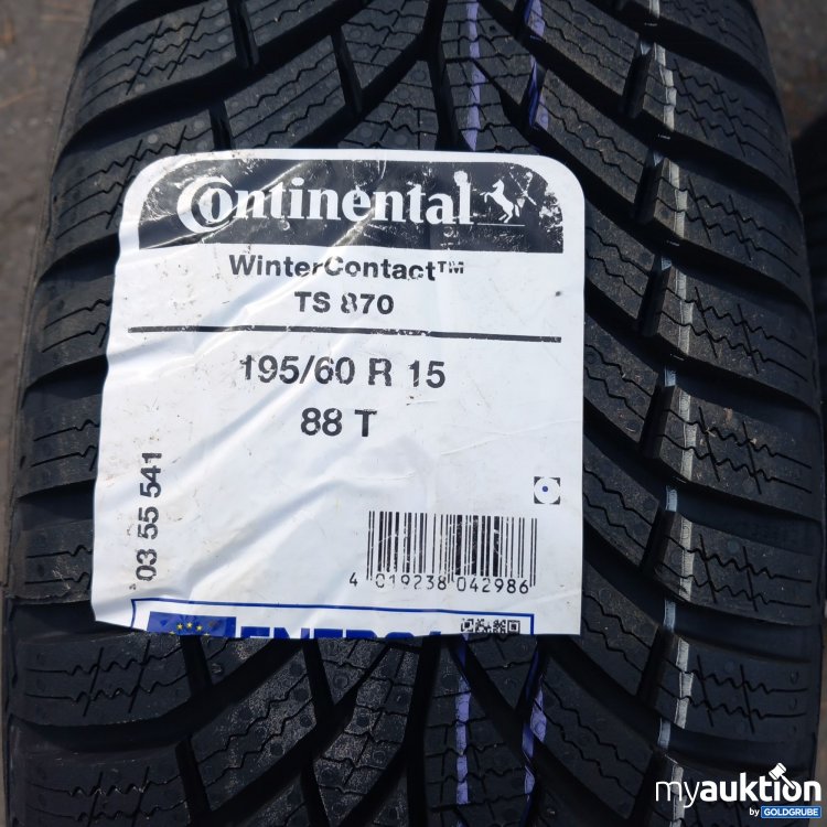 Artikel Nr. 520720 Artikel Nr. 520720: Continental Winter Contact TS870, 195/60R 15 T