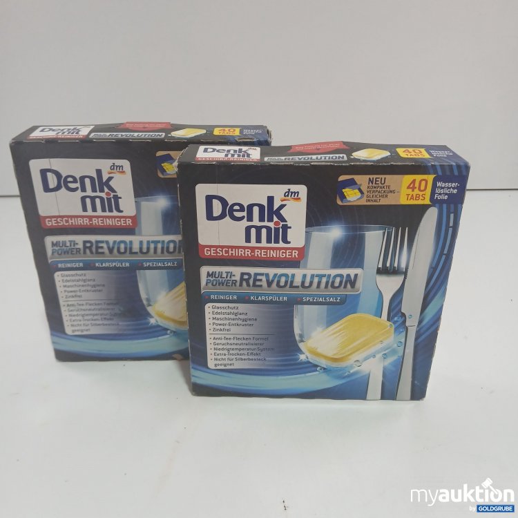 Artikel Nr. 845720: Denkmit Geschirr-Reiniger 2er Pack x40 Tabs