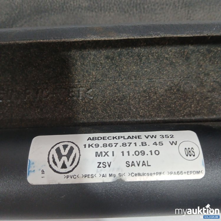 Artikel Nr. 867720 Artikel Nr. 867720: VW Kofferraumabdeckplane K9.867.871.B.45