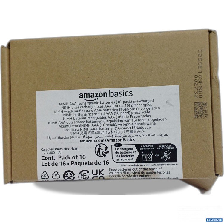 Artikel Nr. 884720: Amazone basics Batterien, AAA, 16Stk.