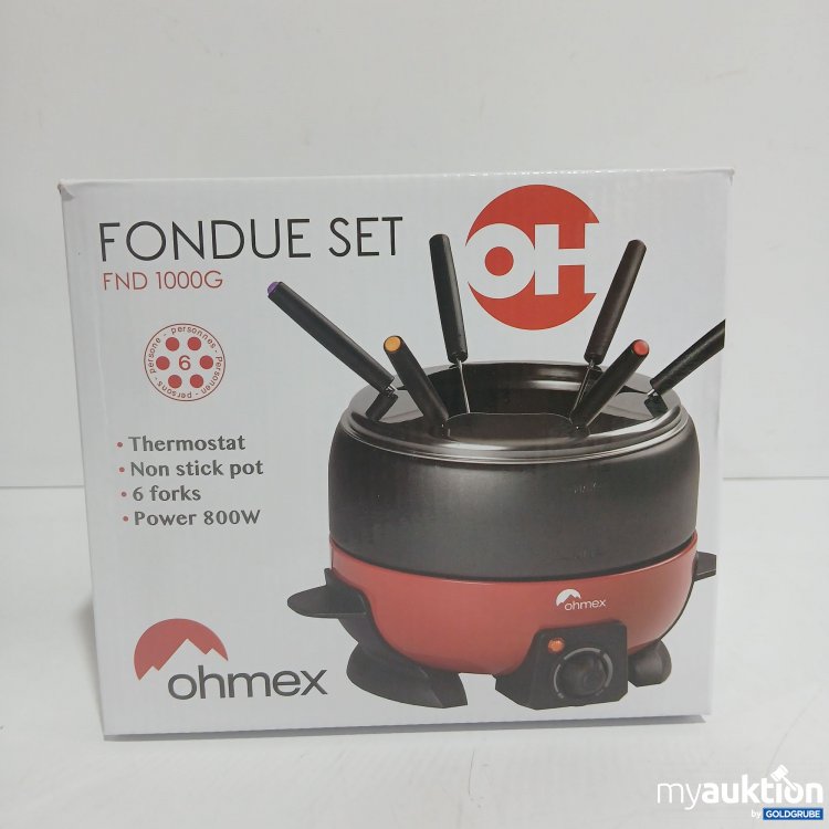 Artikel Nr. 904720: Ohmex Fondue Set FND1000G 
