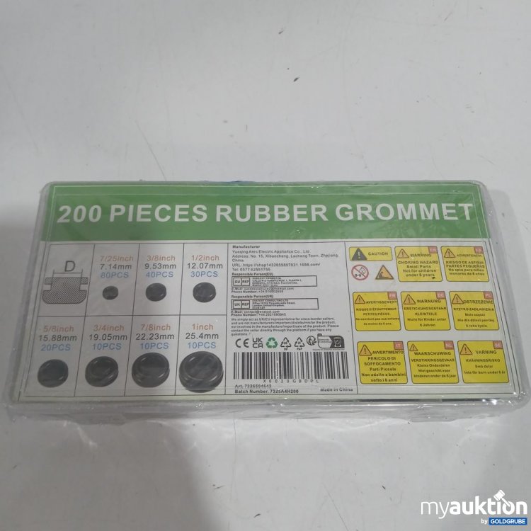 Artikel Nr. 919720: 200 Pieces Rubber Grommet