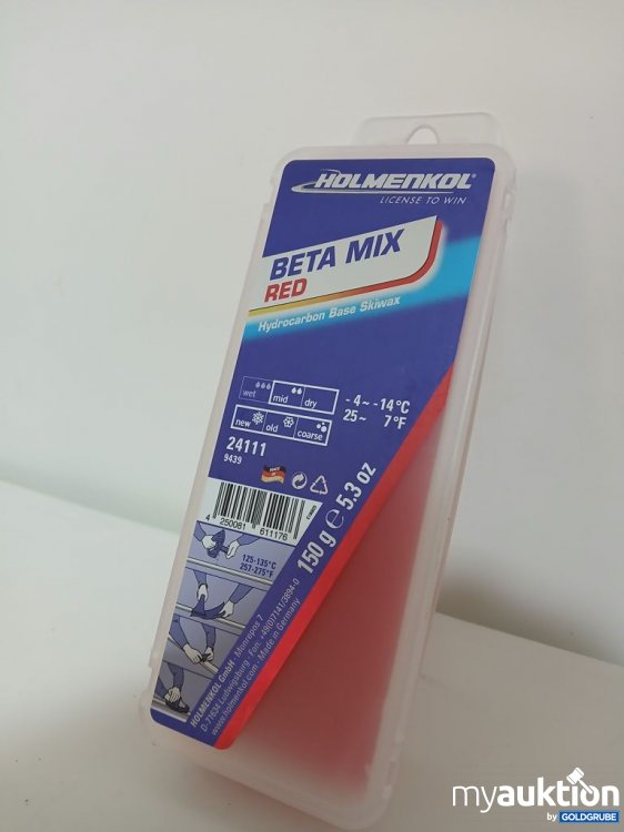 Artikel Nr. 933720 Artikel Nr. 933720: Holmenkol Beta Mix Red Skiwax