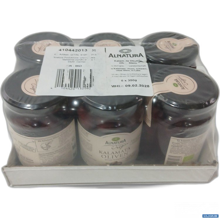Artikel Nr. 970720: Alnatura Kalamata Oliven ohne Stein 6×350g