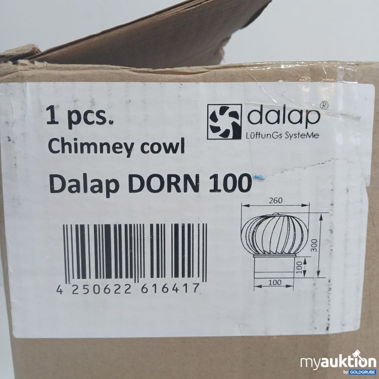 Artikel Nr. 833721 Artikel Nr. 833721: Dalap Chimney cowl Dorn 100