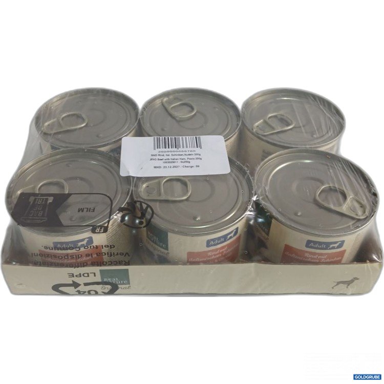 Artikel Nr. 973721: Real Nature Rind, ital. Schinken & Nudeln 6x200g