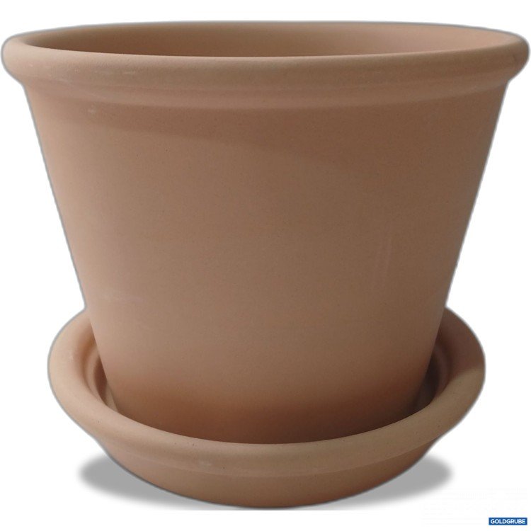 Artikel Nr. 982721: Ikea Muskotblomma Blumentopf mit Untersetzer, ca 14cm hoch, Art.No. 004.548.83