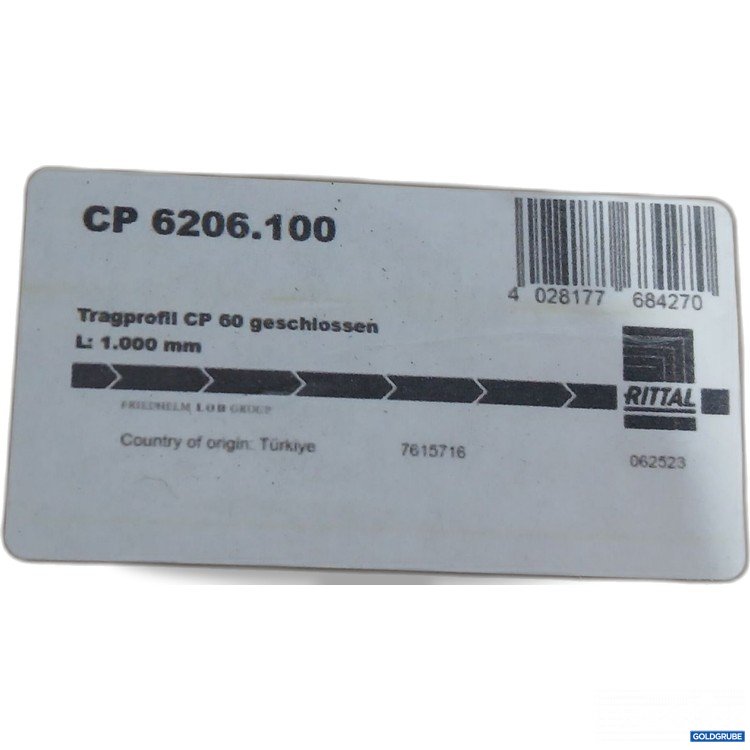 Artikel Nr. 441722: Rittal Tragprofil CP 60 geschlossen 1000mm 