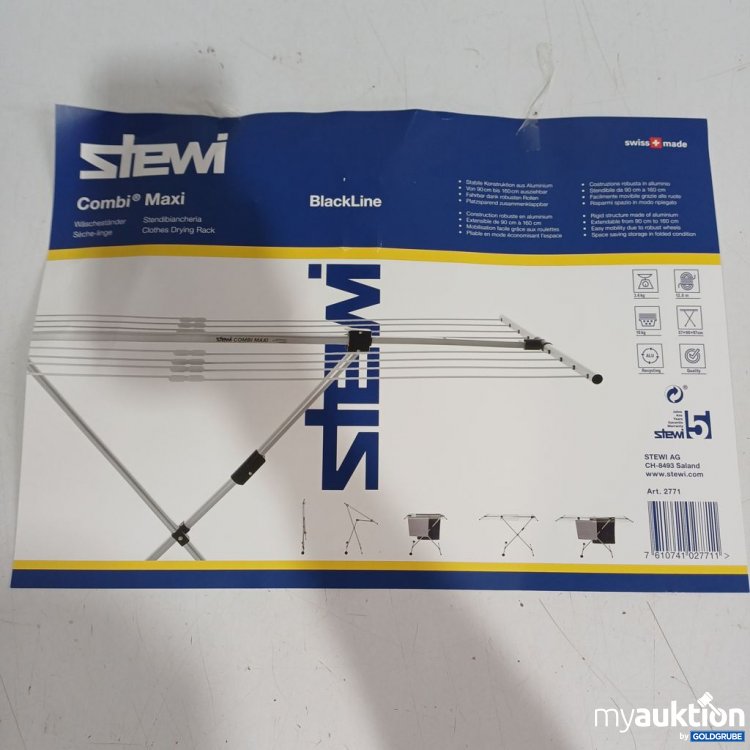 Artikel Nr. 446722: Stewi Combi Maxi Wäscheständer BlackLine