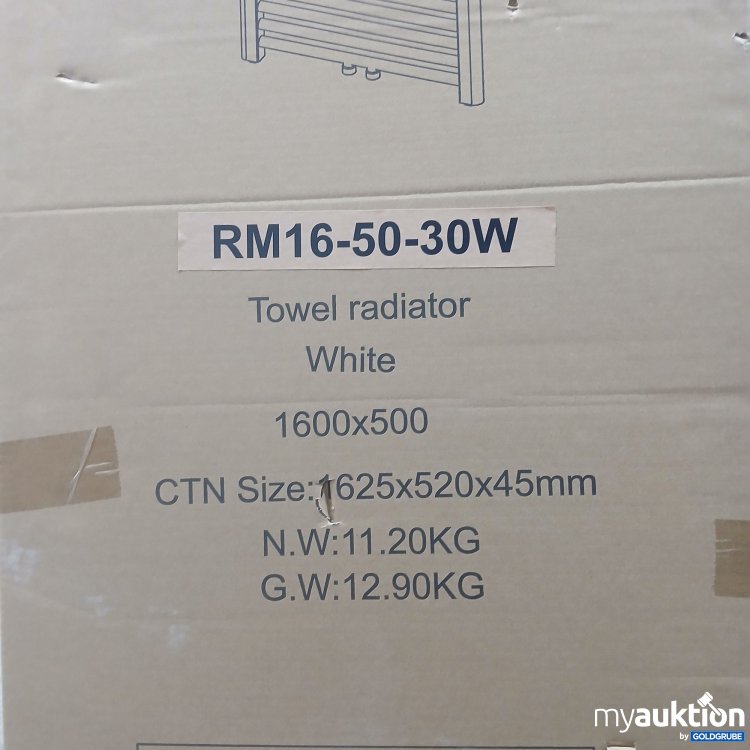 Artikel Nr. 865722: Towel Radiator white 1600x500 RM16-50-30W 