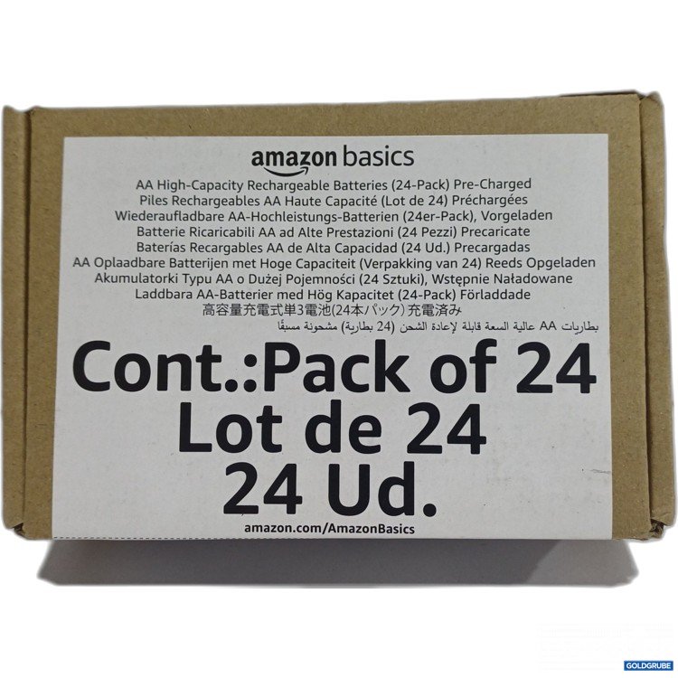 Artikel Nr. 884722: Amazone basics Batterien, AA, 24Stk., wiederaufladbar