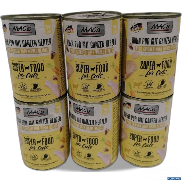 Artikel Nr. 889722 Artikel Nr. 889722: Macs Super Food Huhn pur mit ganzem Herzen 6x400g