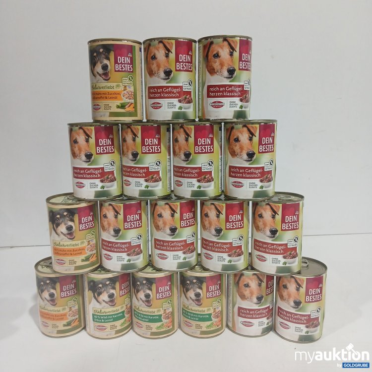 Artikel Nr. 891722: Dein bestes Hundefutter diverse Sorten 18x400g