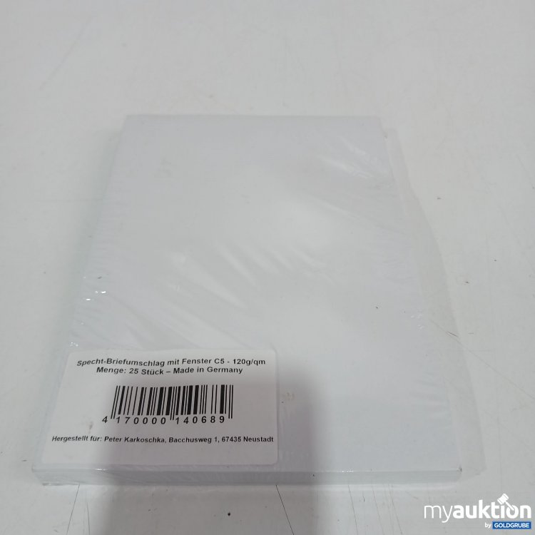 Artikel Nr. 895722: Specht Brifumsxhlag mit Fenster C5 25stk