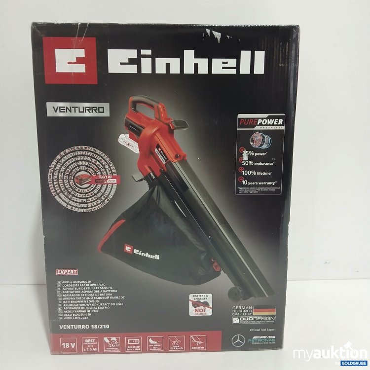 Artikel Nr. 904722: Einhell Venturro Akku Laubsauger Venturro 18/210