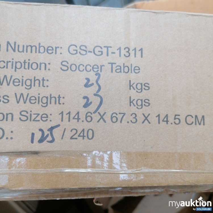 Artikel Nr. 437723: Fußballtisch 114.6x67.3x14.5 cm
