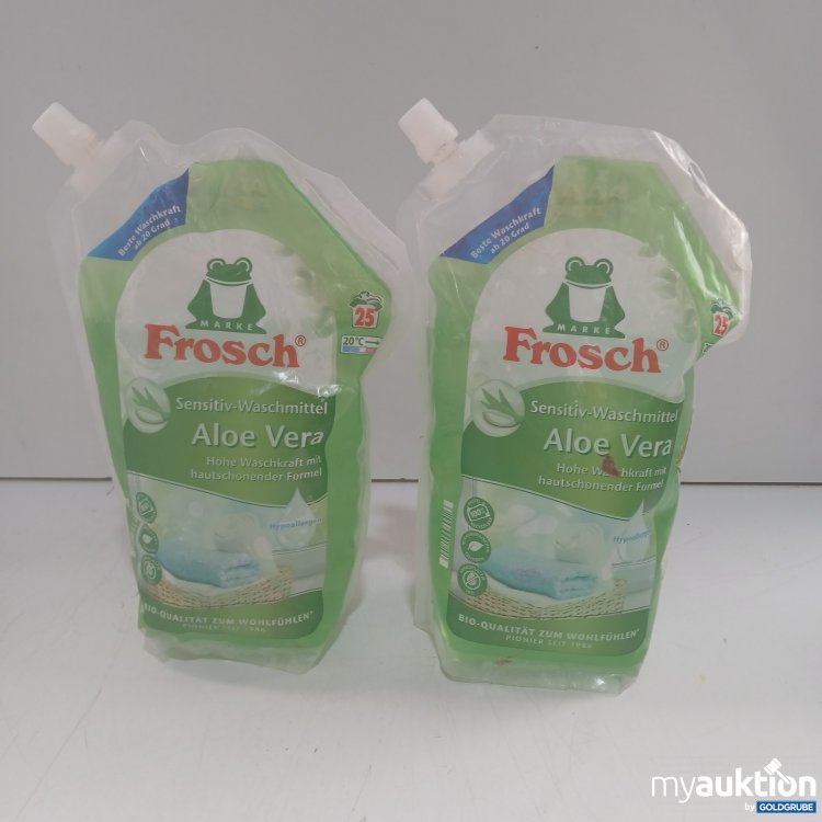 Artikel Nr. 460723 Artikel Nr. 460723: Frosch Sensitiv-Waschmittel Aloe Vera 2x1,5L
