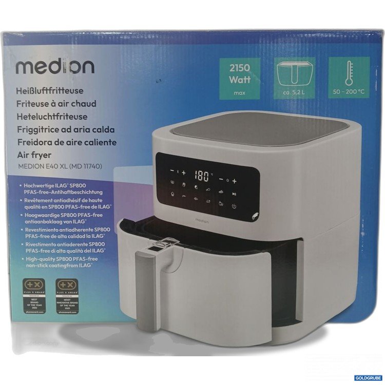 Artikel Nr. 921723: medion Heißluftfritteuse E40 XL (MD 11740) 5.2l 5.38kg
