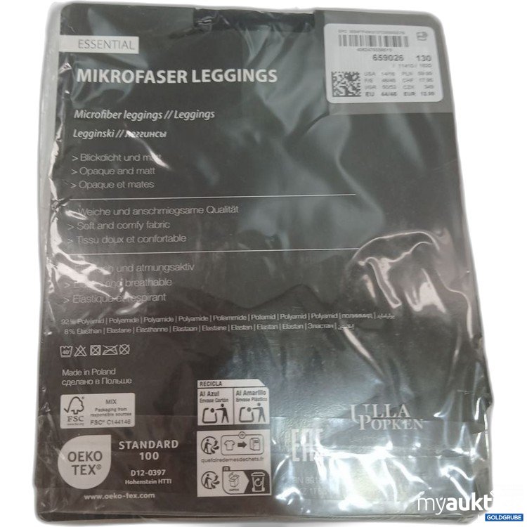 Artikel Nr. 930723 Artikel Nr. 930723: Ulla Popken Mikrofaser Leggings 60 DEN