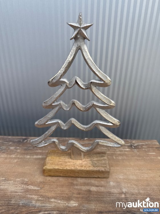 Artikel Nr. 934723: Baum Silber mit Holzfuss