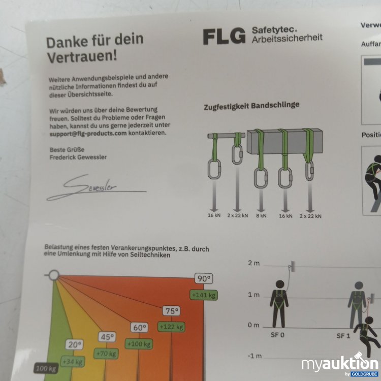 Artikel Nr. 997723: FLG Safetytec Arbeitssicherheits-Tasche mit Inhalt lt. Bild 