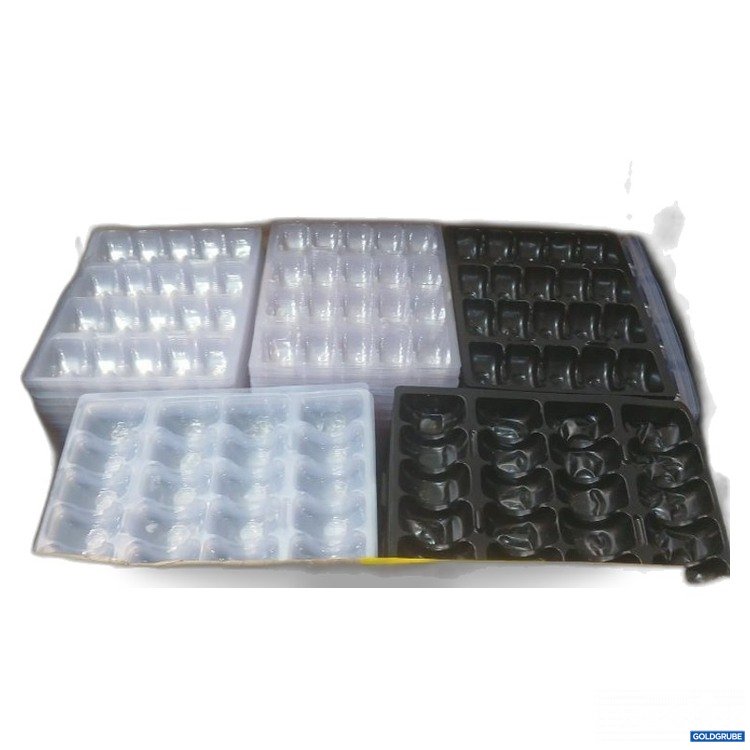 Artikel Nr. 471724 Artikel Nr. 471724: Diverse Kunststoff Verpackungseinlagen transparent und schwarz