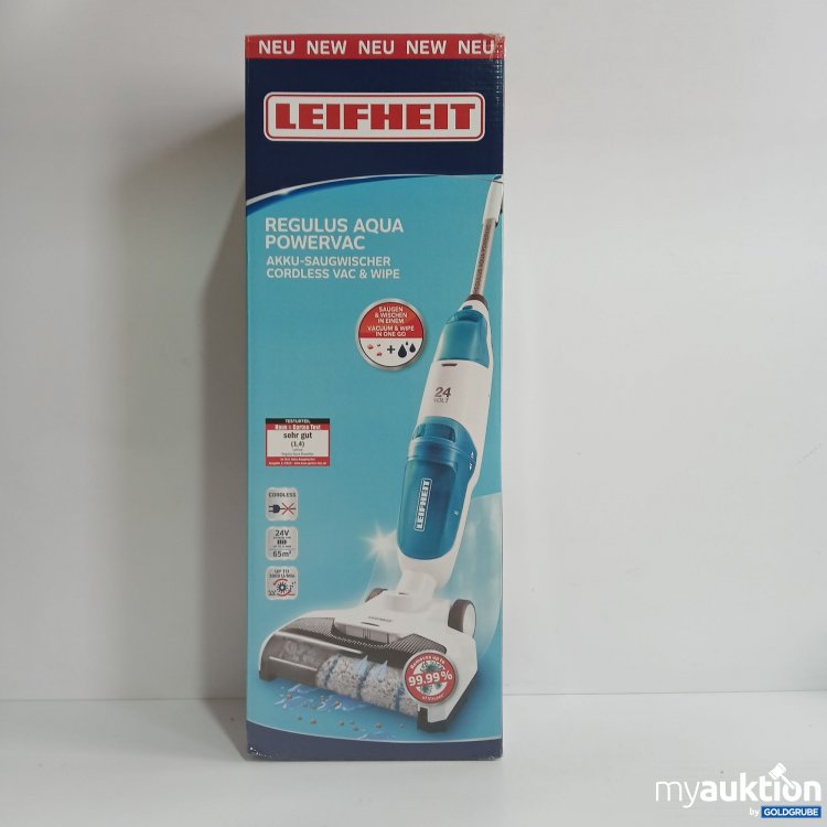 Artikel Nr. 521724 Artikel Nr. 521724: Leifheit Regulus Aqua Powervac Akku-Saugwischer