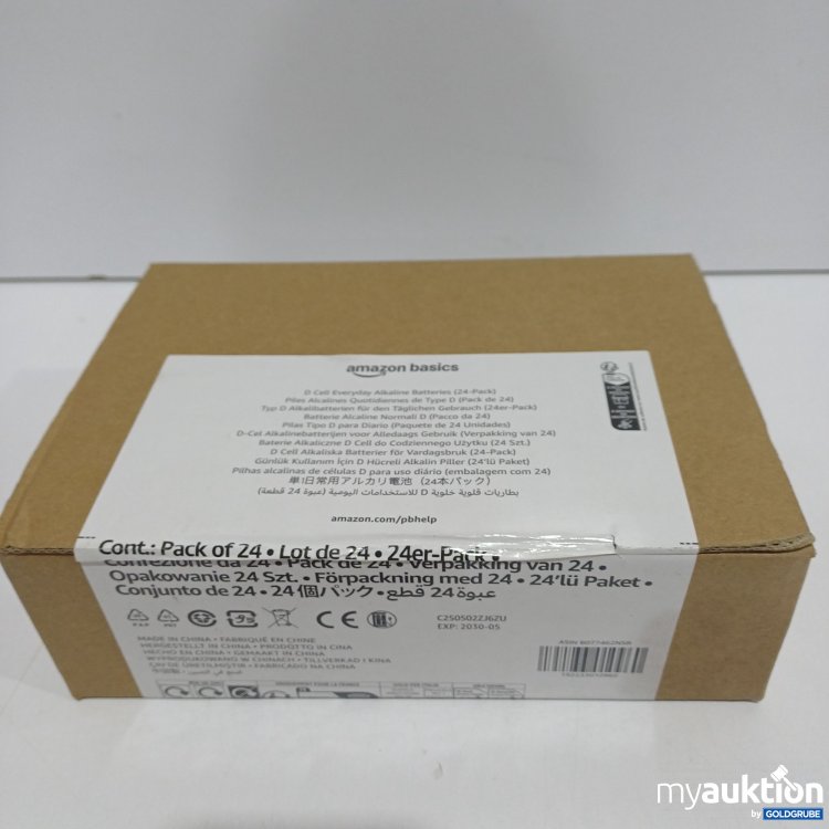 Artikel Nr. 884724 Artikel Nr. 884724: Amazone basics Batterien, D, 24Stk.