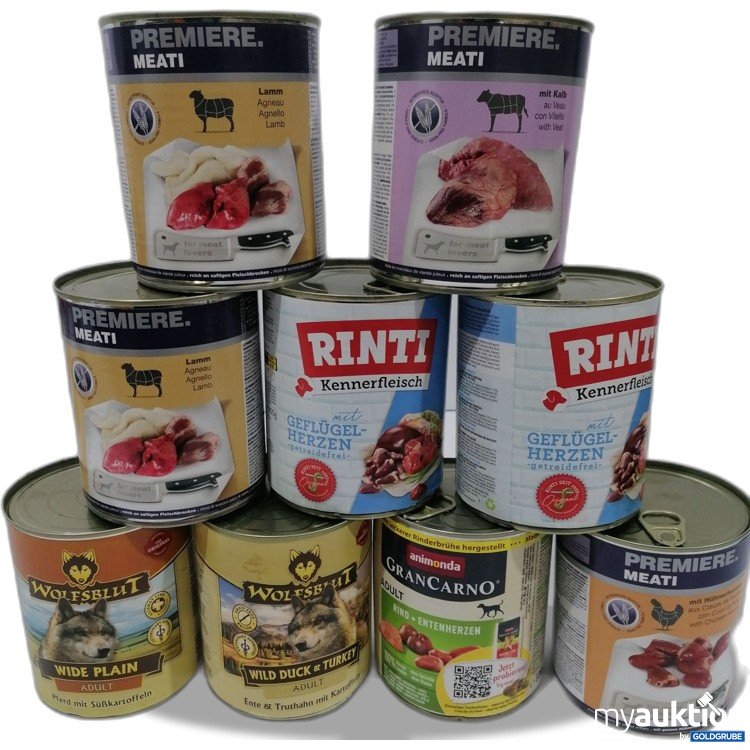 Artikel Nr. 889724 Artikel Nr. 889724: Diverses Hundefutter 9x800g