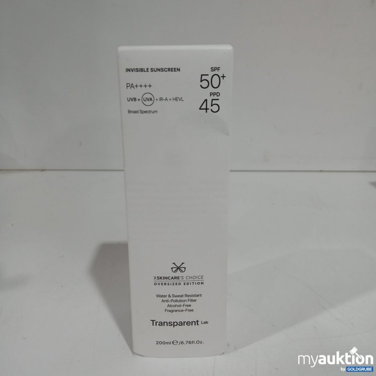 Artikel Nr. 890724: Transparent Invisible Sunscreen 50+SPF 200ml 
