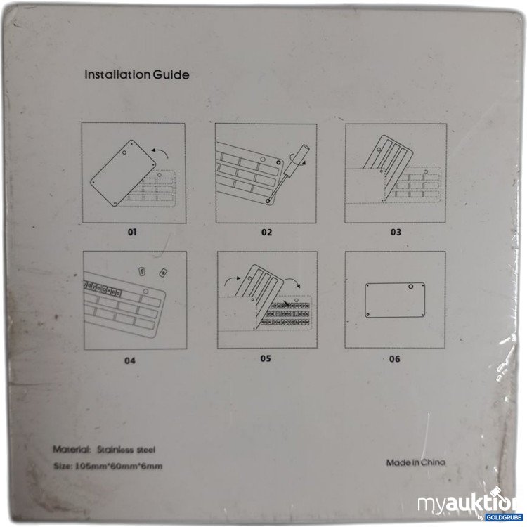 Artikel Nr. 920724: Stainless Steel Installation Guide