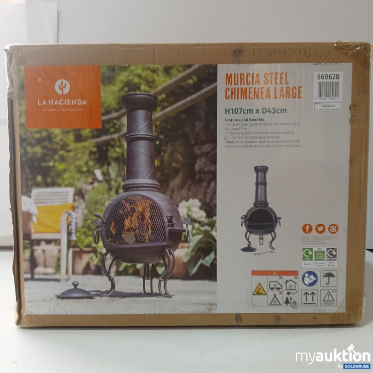 Artikel Nr. 921724: LA HACIENDA Murcia Steel Chimenea Large