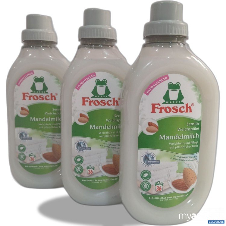 Artikel Nr. 952724 Artikel Nr. 952724: Frosch Sensitiv Weichspüler Mandelmilch je 900ml