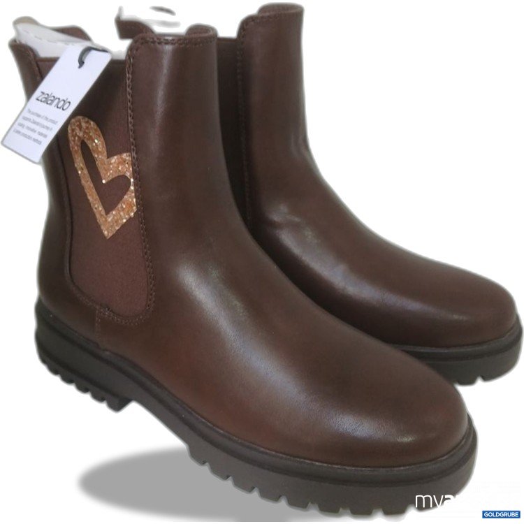 Artikel Nr. 983724: Friboo Stiefeletten mit Herzapplikation Dark Brown