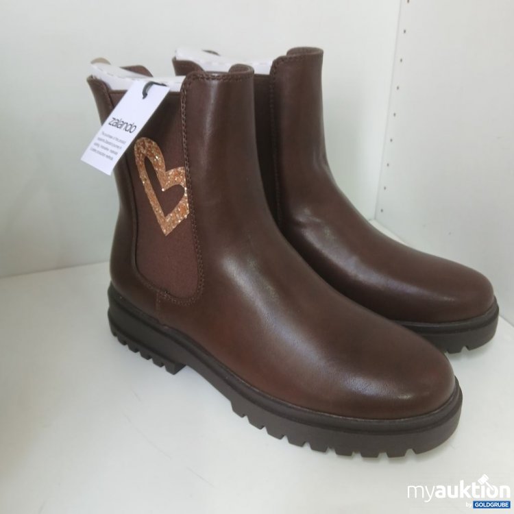 Artikel Nr. 983724: Friboo Stiefeletten mit Herzapplikation Dark Brown
