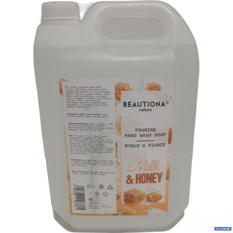 Artikel Nr. 985724: BEAUTIONA Foaming Hand Wash Soap Milk & Honey 5 l