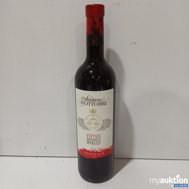 Artikel Nr. 995724 Artikel Nr. 995724: Selections D'Ottobre Ticino Merlot Matasci 750ml