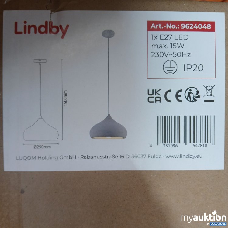 Artikel Nr. 438725 Artikel Nr. 438725: Lindby LED Deckenleuchte 9624048 E27 290x1500mm