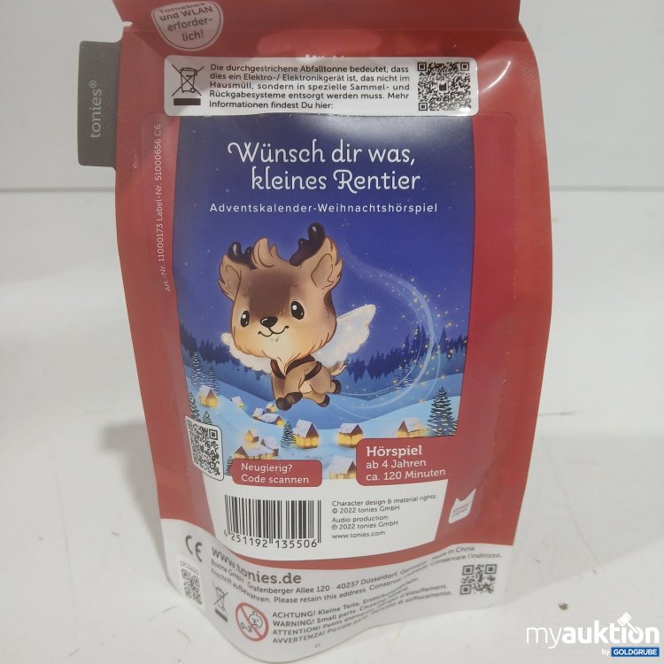 Artikel Nr. 445725 Artikel Nr. 445725: tonies Hörfigur Wünsch dir was, kleines Rentier