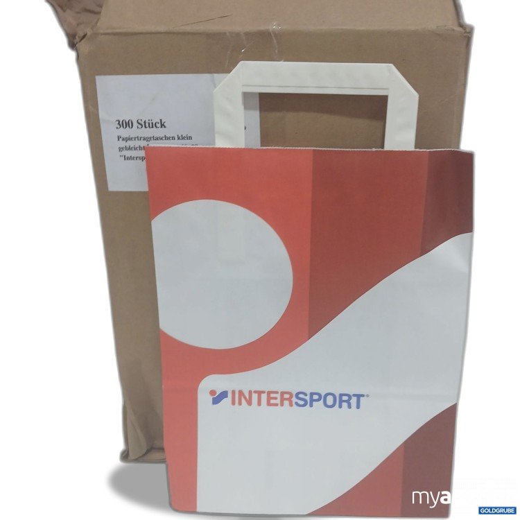 Artikel Nr. 525725: Intersport Papiertragetaschen klein 22x10x28cm 300Stk